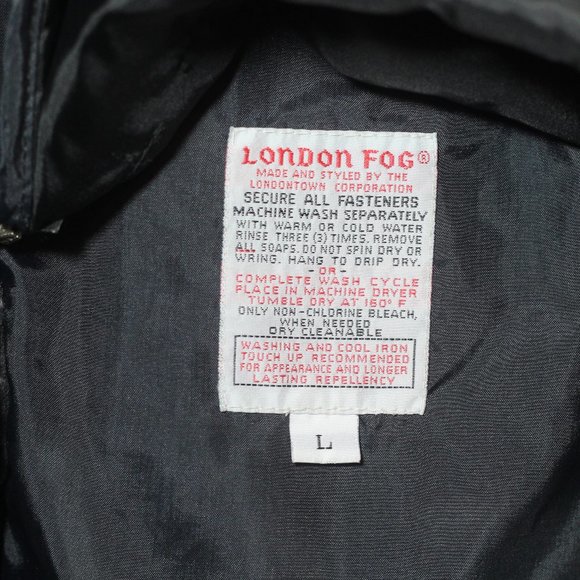 Vintage 80's London Fog Navy Coat with Removable Liner - Picture 3 of 9